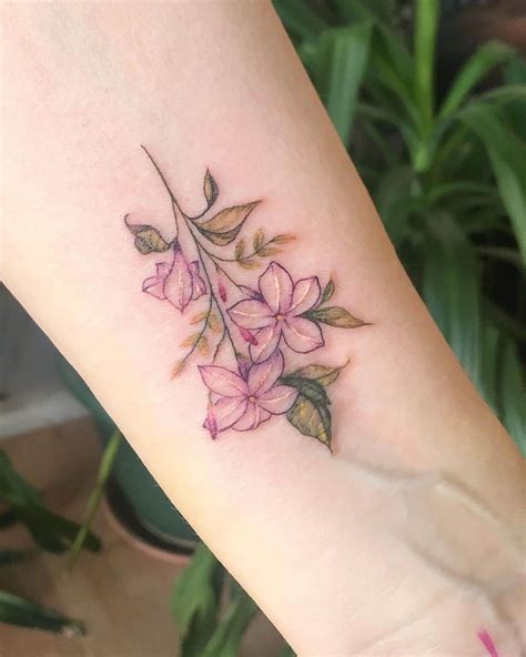 69 ideas de Tatuaje flor jazmin 